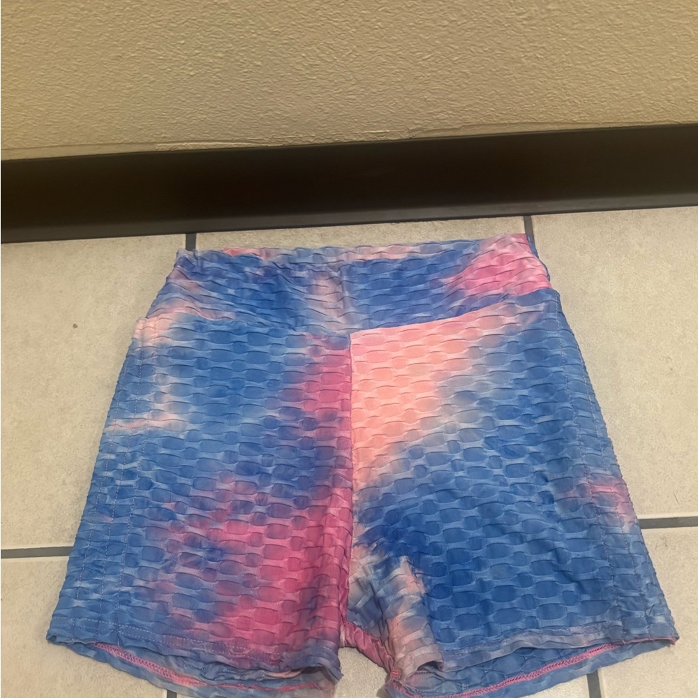High Waist Tie-Dye Women Shorts